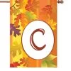 28 In. Fall Monogram Flag - C -Kite Shop 52406p C