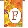 28 In. Fall Monogram Flag - F -Kite Shop 52409p F