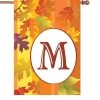 28 In. Fall Monogram Flag - M -Kite Shop 52416p M