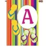 28 In. Summer Monogram Flag - A -Kite Shop 52441g A summer