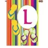 28 In. Summer Monogram Flag - L -Kite Shop 52452g L summer