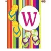 28 In.Summer Monogram Flag - W -Kite Shop 52462g W summer