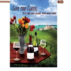 28 In. Flag - Save The Earth