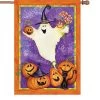28 In. Halloween House Flag - Ghostly Gifts -Kite Shop 52497g GhostlyGifts