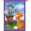 28 In. Flag - Playful Kitties -Kite Shop 52545p playfulkitties