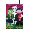 28 In. Halloween House Flag - Trick-or-Treat Monsters (Voice Controlled)