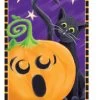 28 In. Halloween House Flag - Halloween Surprise Cat And Pumpkin 1 28 In. Halloween House Flag - Halloween Surprise Cat And Pumpkin -Kite Shop 52722 halloweensuprise