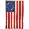 36 In. Grommeted Flag - Betsy Ross -Kite Shop 53186p USFlag Grommeted BetseyRossTea 36x60 1024