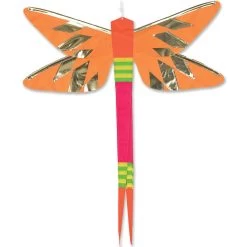 SoundWinds Damselfly Hanging Banner - Yellow
