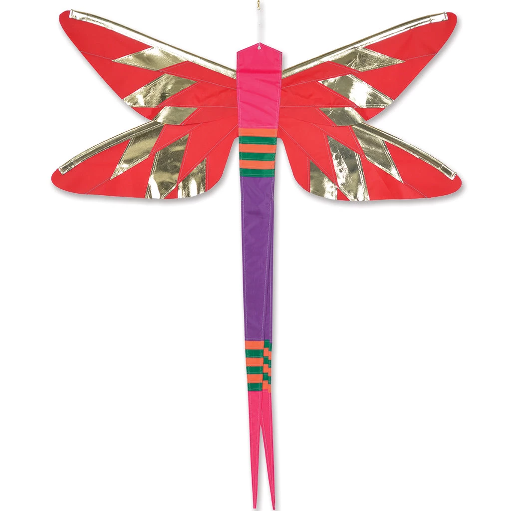 SoundWinds Damselfly Hanging Banner - Red 3 SoundWinds Damselfly Hanging Banner - Red