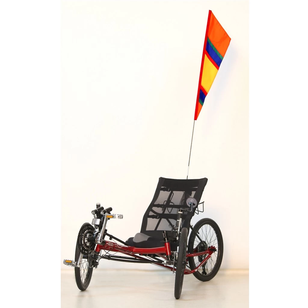 SoundWinds Fanion Recumbent Bike Flag - Orange 5 SoundWinds Fanion Recumbent Bike Flag - Orange - Image 3