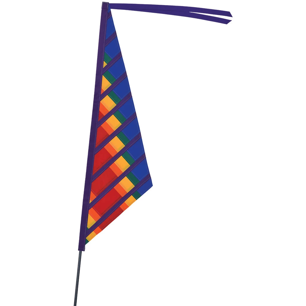 SoundWinds Sail Recumbent Bike Flag - Rainbow 3 SoundWinds Sail Recumbent Bike Flag - Rainbow
