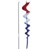 SoundWinds Medium Fusilli Spinning Recumbent Bike Windsock - Patriotic