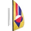 3.5 Ft. Recumbent Bike Feather Banner - Classic Prizm 2 3.5 Ft. Recumbent Bike Feather Banner - Classic Prizm -Kite Shop 53702p ClassicPrizm bikepole 1024
