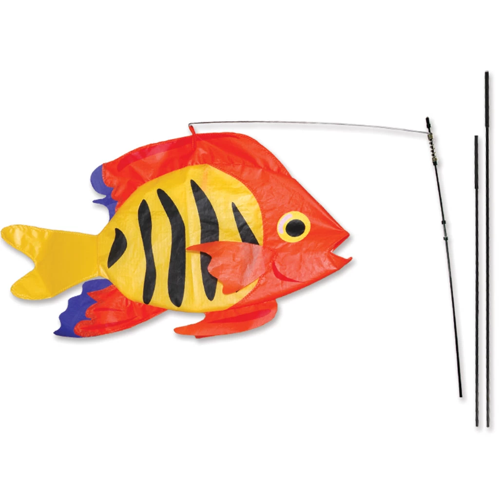 Swimming Fish Recumbent Bike Flag - Flame Fish 3 Swimming Fish Recumbent Bike Flag - Flame Fish