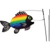 Swimming Fish Recumbent Bike Flag - Bright Rainbow 2 Swimming Fish Recumbent Bike Flag - Bright Rainbow -Kite Shop 53728p BrightRainbow SwimmingFish Sublimated 1024