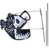 Swimming Fish Recumbent Bike Flag - Anglerfish Bones -Kite Shop 53762p AnglerfishBones Bike 1024