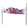 Koi Windsock Recumbent Bike Flag - Patriotic Fish 1 Koi Windsock Recumbent Bike Flag - Patriotic Fish -Kite Shop 53785p Patriotic 28in Koi Bike Flag 1024