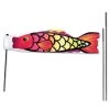 Koi Windsock Recumbent Bike Flag - Warm Tropical Fish 2 Koi Windsock Recumbent Bike Flag - Warm Tropical Fish -Kite Shop 53786p WarmTropical 28in Koi Bike Flag 1024