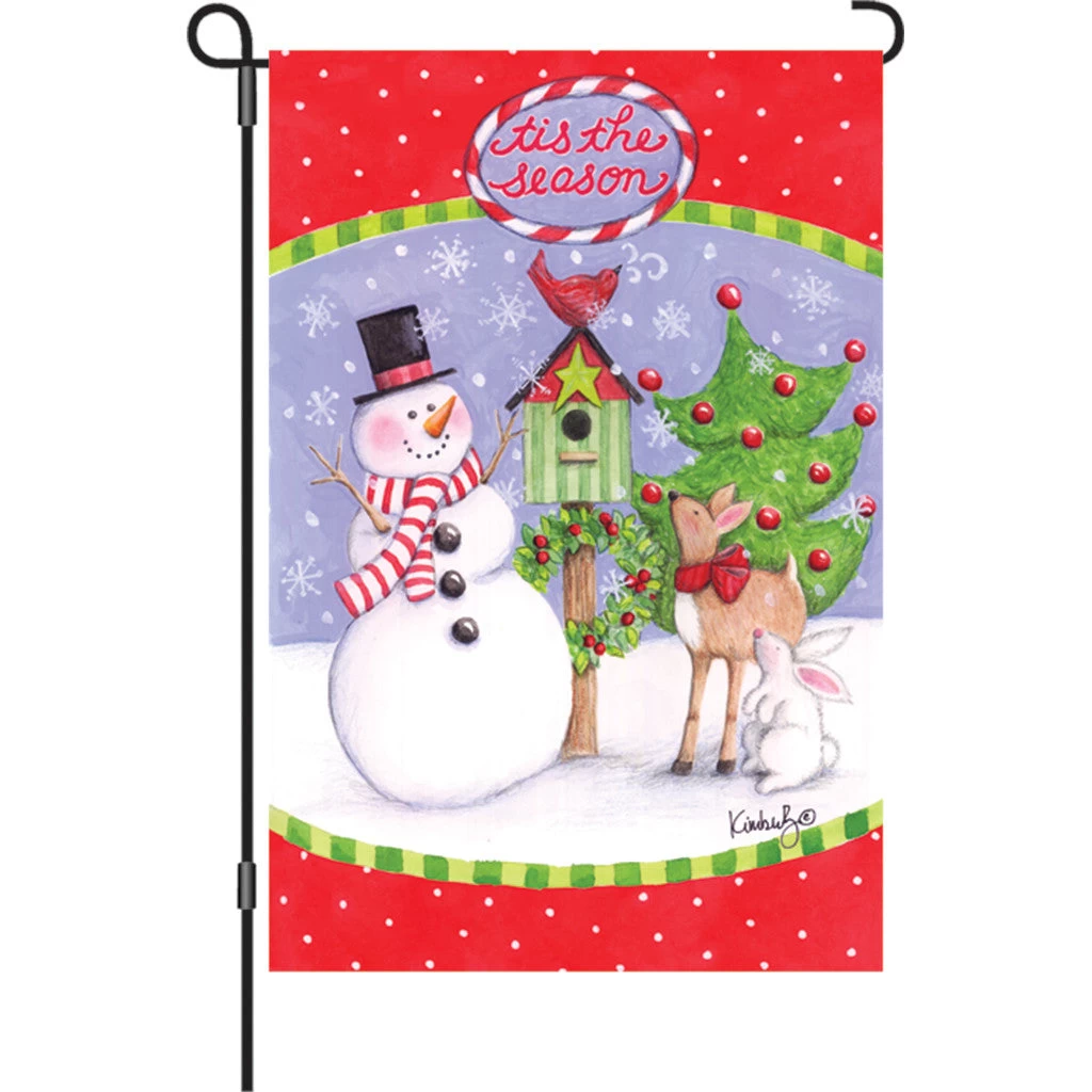 12 In. Flag - Festive Friends 3 12 In. Flag - Festive Friends