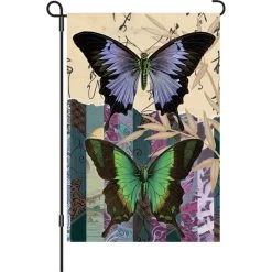 12 In. Flag - Asian Butterflies