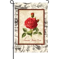 12 In. Flag - American Beauty Rose