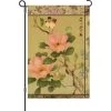 12 In. Flag - Peony And Bird -Kite Shop 56073g PeonyAndBird