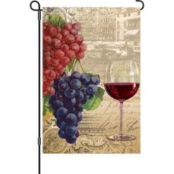12 In. Flag - Vintage Wine