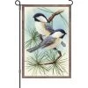 12 In. Flag - Chickadee Vignette -Kite Shop 56084g ChickadeeVignette