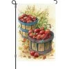 12 In. Flag - Apple Baskets -Kite Shop 56085g AppleBasketAndCornstalks