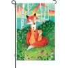 12 In. Flag - Fox Family -Kite Shop 56121p FoxFamily