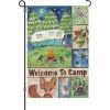12 In. Flag - Welcome To Camp -Kite Shop 56178p WelcomeToCamp
