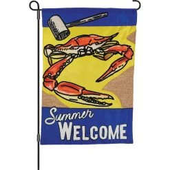 12 In. Flag - Summer Welcome