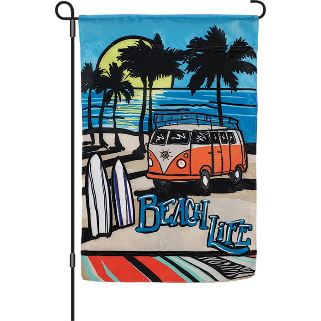 12 In. Flag - Beach Life 3 12 In. Flag - Beach Life