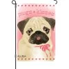 12 In. Flag - Pugs & Kisses