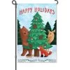 12 In. Flag - Woodland Christmas -Kite Shop 56301p WoodlandChristmas Garden 1024