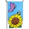 13 In. Enhanced Flag - Sunflower Friends -Kite Shop 56309p SunflowerFriends 1024