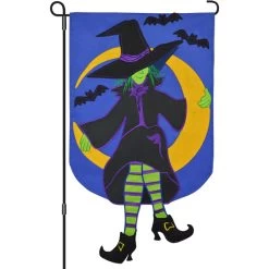 13 In. Enhanced Flag - Witchy Moon