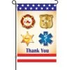12 In. Flag - First Responders -Kite Shop 56325p FirstResponders Garden 1024