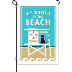 12 In. Flag - Life Is Better At The Beach
