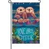12 In. Flag - Sea Otters -Kite Shop 56346p SeaOtters Garden 1024