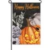 12 In. Flag - Floral Jack O'Lantern