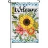 12 In. Flag - Welcome Flowers -Kite Shop 56363p WelcomeFlowers Garden 1024