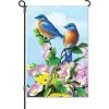 12 In. Flag - Floral Bluebirds -Kite Shop 56364p FloralBluebirds Garden 1024