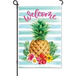 12 In. Flag - Hibiscus Pineapple
