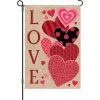 12 In. Flag - Love Hearts -Kite Shop 56373p LoveHearts Garden 1024