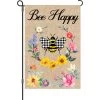 12 In. Flag - Bee Happy