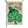 12 In. Flag - Shamrock -Kite Shop 56379p Shamrock Garden 1024