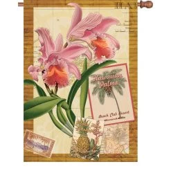 28 In. Flag - Aloha Orchid