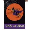 28 In. Halloween House Flag - Flying Witch -Kite Shop 57065g FlyingWitch